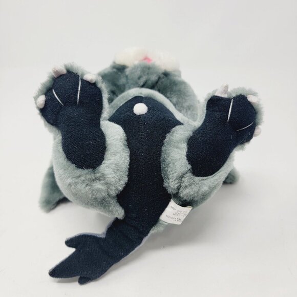 Vintage Classic Toy Co GARGOYLE Grey & White  Plush 1993 Carnival Style - Picture 3 of 6